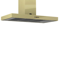 Britannia K7088A-10 Arioso Chimney Cooker Hood Gloss Cream